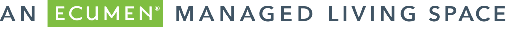 ECU-MANAGED-LIVING-SPACE_CMYK-BLU Ecumen MANAGED LIVING SPACE logo