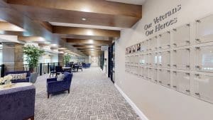 The Second Floor Lounge at Quartet Senior Living