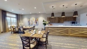 Exhibition Kitchen at Quartet Senior Living