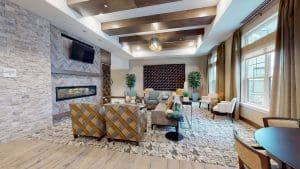 The Sonata Living Room at Quartet Senior Living