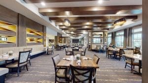 The Symphony Dining Room at Quartet Senior Living