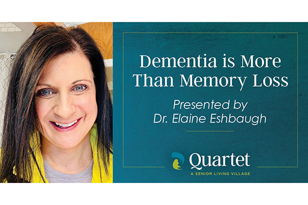 Dementia is More Than Memory Loss