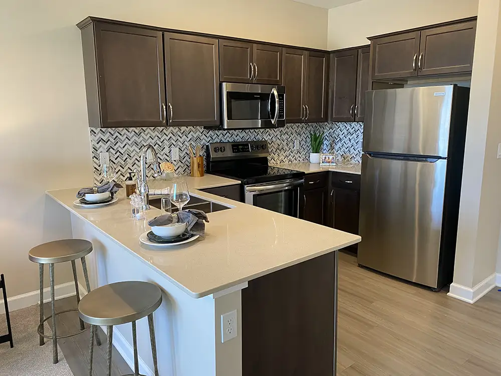 Organic grilled lamb loin chops with with potatoes.